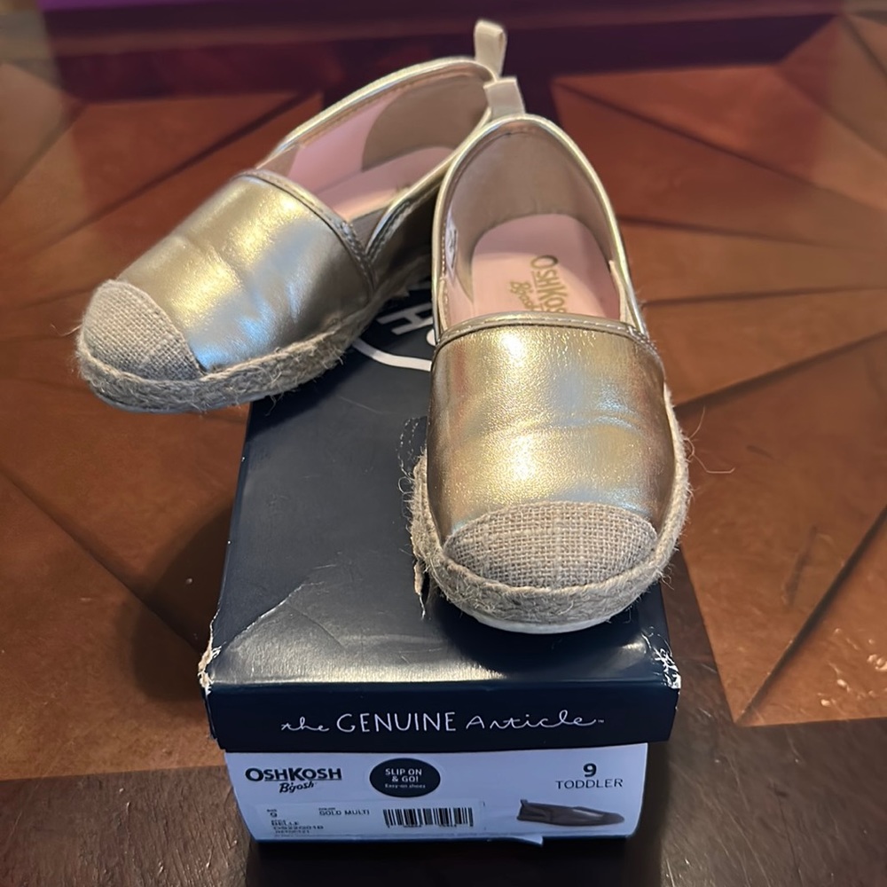 Toddler Gold Shoes